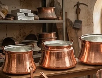 راهنمای نگهداری ظروف مسی؛ از شست‌وشو تا جلادادن