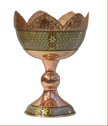 آجیل خوری مسی اصفهان‌کاری