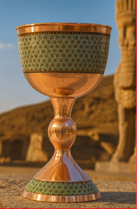 سنگاب مسی اصفهان‌کاری